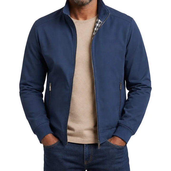 Men’s Zip Bomber Jacket for Everyday Wear
