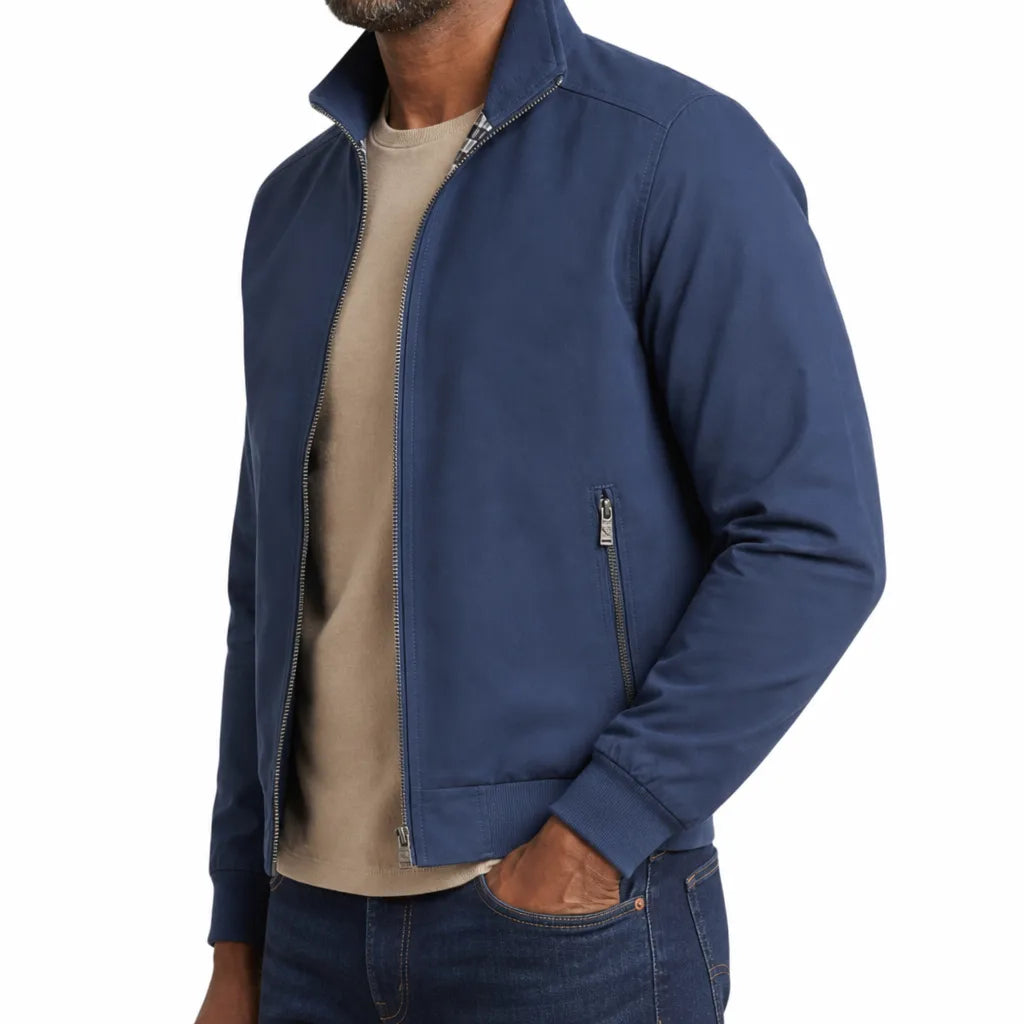 Men’s Zip Bomber Jacket for Everyday Wear