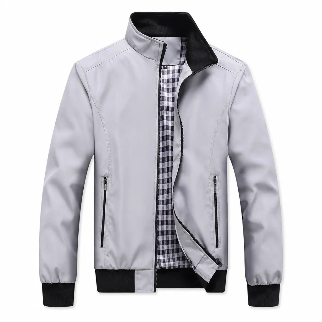 Men’s Zip Bomber Jacket for Everyday Wear