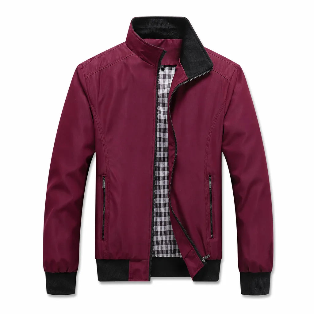 Men’s Zip Bomber Jacket for Everyday Wear