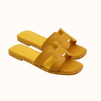 H Design Sandal – Premium Faux Leather Slip-On Sandals-HighTouch