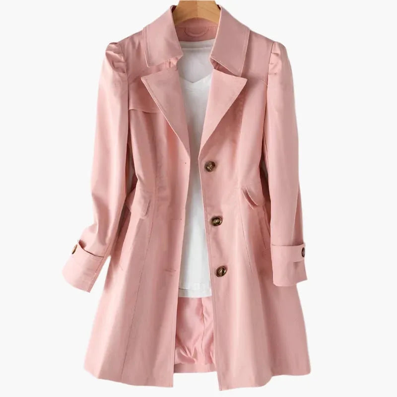 Autumn Trench Coat Women Classic Single Breasted Coat