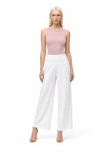 Hale Smocked Linen Pants Elite