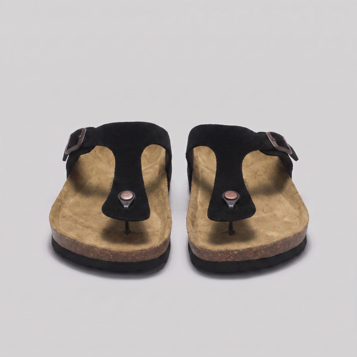 Heren Slippers Met Gesp