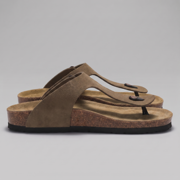 Heren Slippers Met Gesp