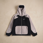 Men's Sherpa Fleece Jacket 650 GSM Warm Cozy Winter Outerwear With Adjustable Fit For All Day Comfort