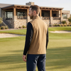 Men's Lightweight Quick Dry Golf Vest Windproof Water Repellent Outerwear