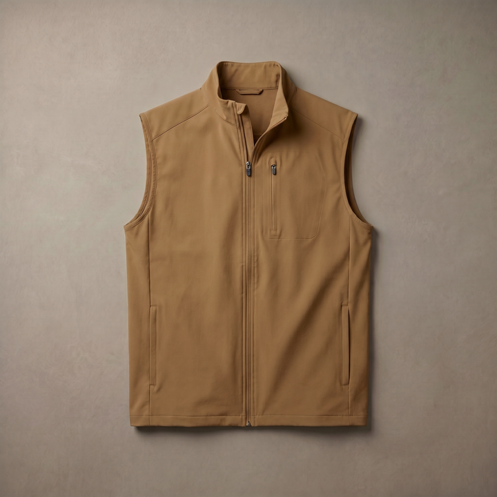 Men's Lightweight Quick Dry Golf Vest Windproof Water Repellent Outerwear