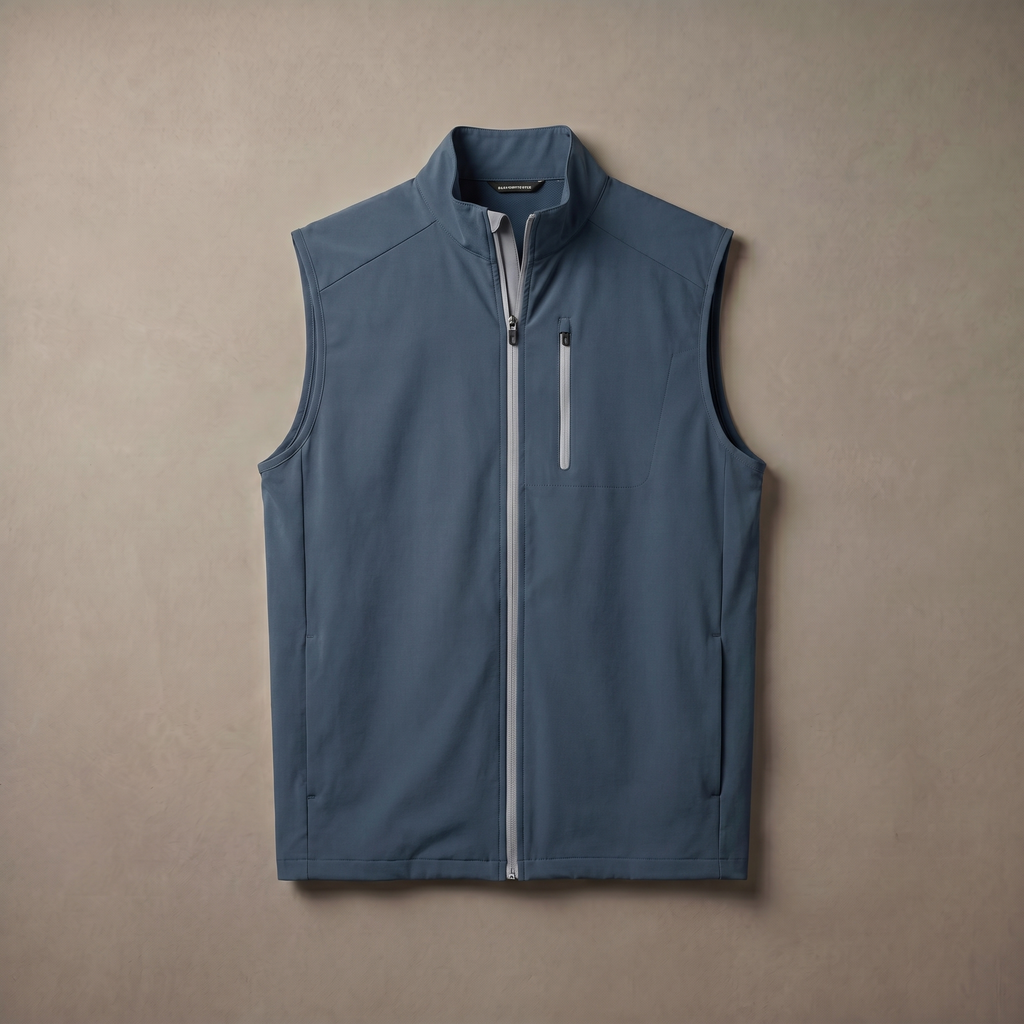 Men's Lightweight Quick Dry Golf Vest Windproof Water Repellent Outerwear