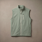 Men's Lightweight Quick Dry Golf Vest Windproof Water Repellent Outerwear