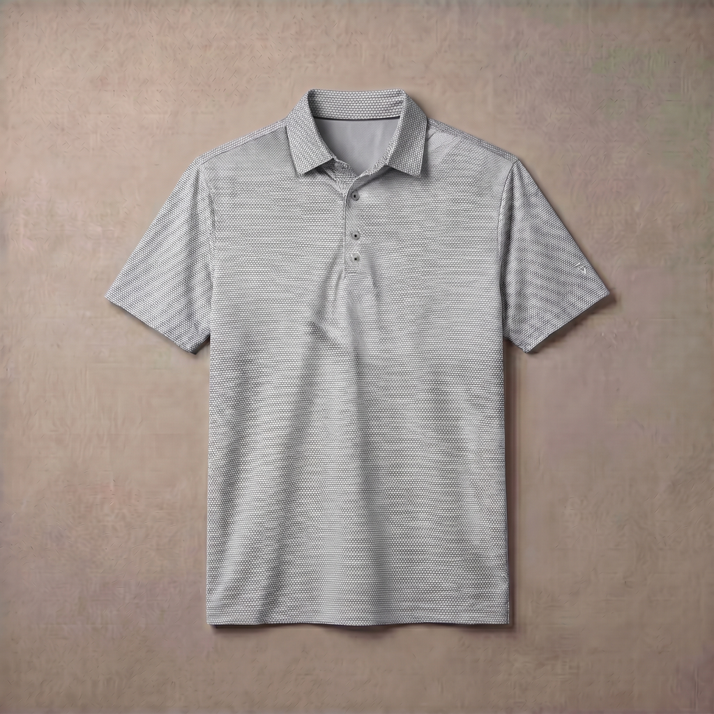 Men's Lightweight Polyester Spandex Polo Shirt Breathable Quick Dry