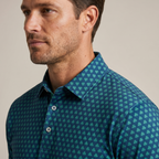 Mens Lightweight Polyester Spandex Golf Polo Moisture Wicking Quick Dry Shirt