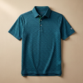 Mens Lightweight Polyester Spandex Golf Polo Moisture Wicking Quick Dry Shirt