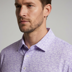 Mens Lightweight Polyester Spandex Golf Polo Moisture Wicking Quick Dry Shirt