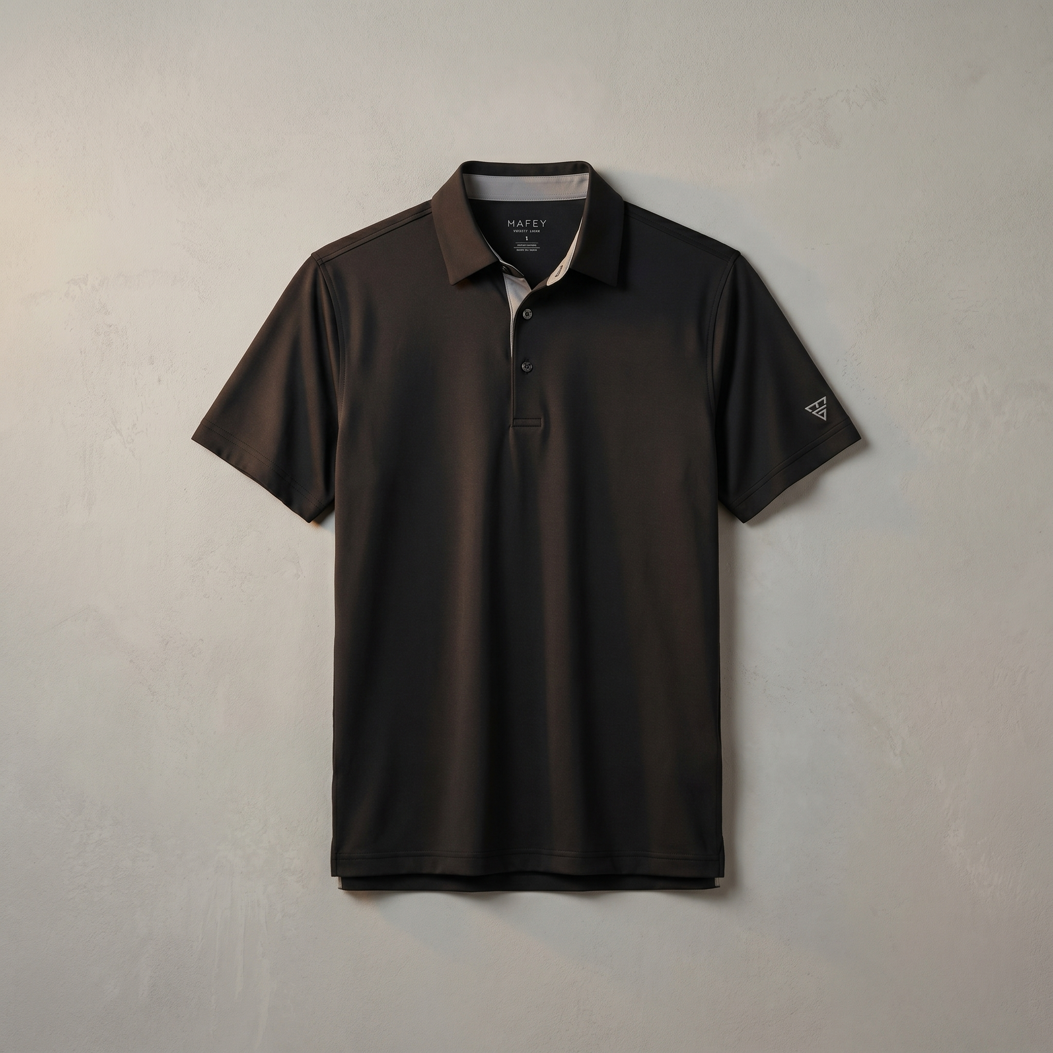 Men's Lightweight Polyester Spandex Polo Shirt Breathable Quick Dry