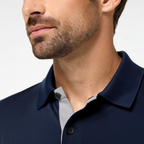 Men's Lightweight Polyester Spandex Polo Shirt Breathable Quick Dry