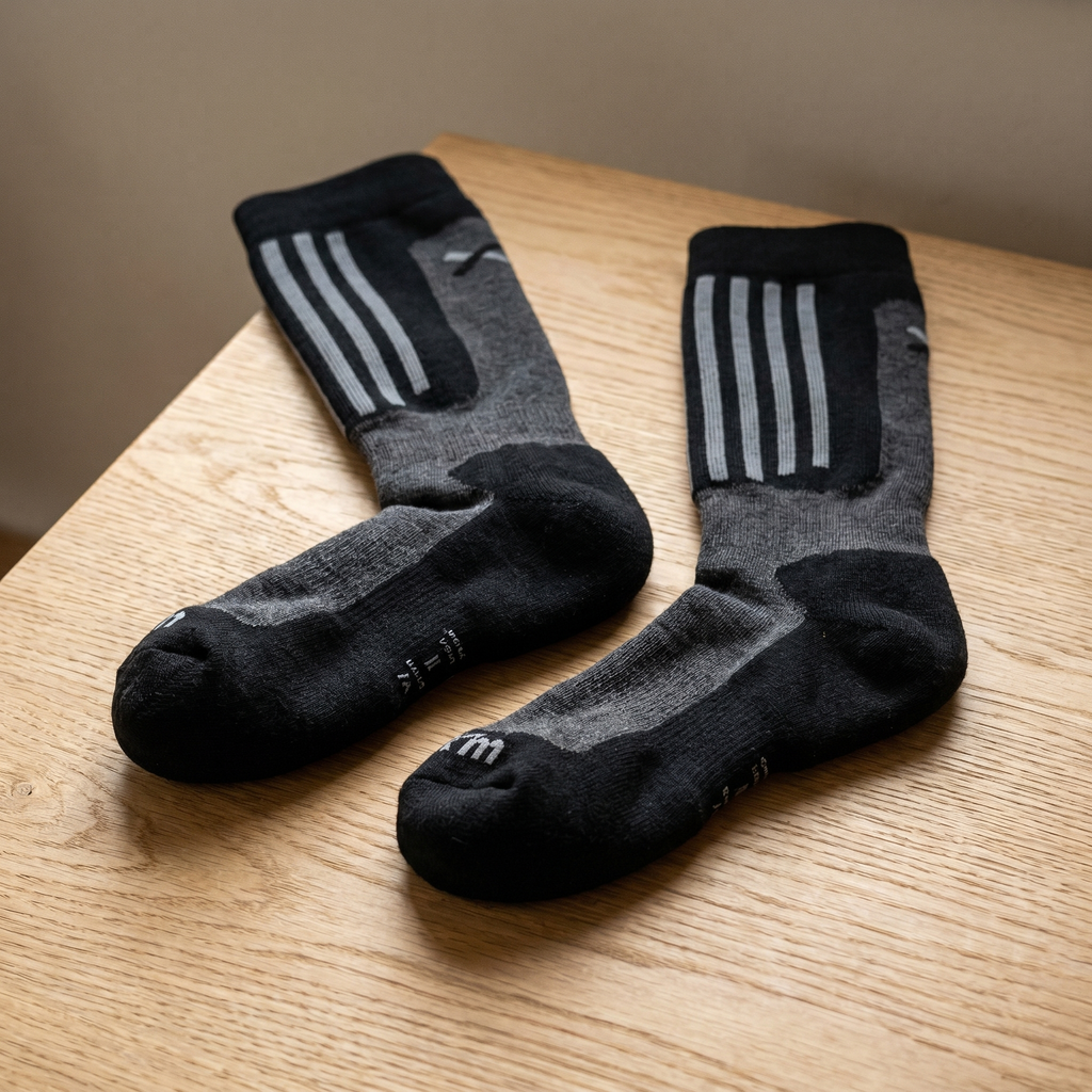 Unisex Merino Wool Ski Socks With Arch Support And Shin Padding For Multi Thickness Winter Comfort