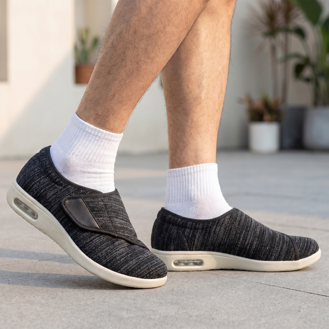 Men's Wide Orthopedic Shoes For Sensitive And Swollen Feet All Day