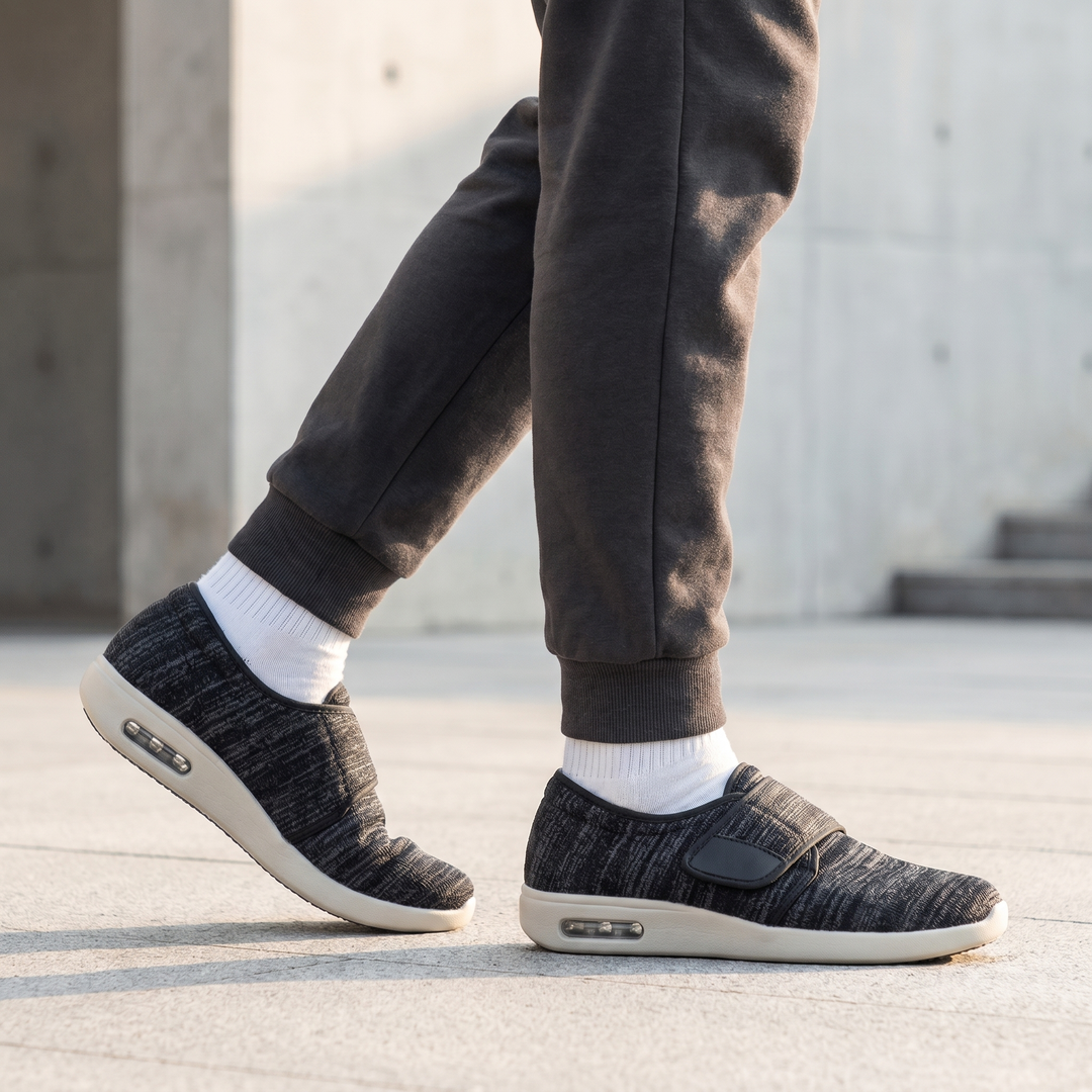 Men's Wide Orthopedic Shoes For Sensitive And Swollen Feet All Day