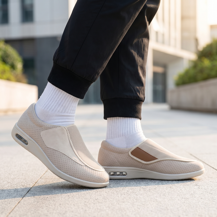 Men's Wide Orthopedic Shoes For Sensitive And Swollen Feet All Day