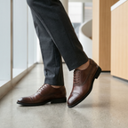 Men's Premium Leather Brogue Shoes for Formal and Everyday Wear