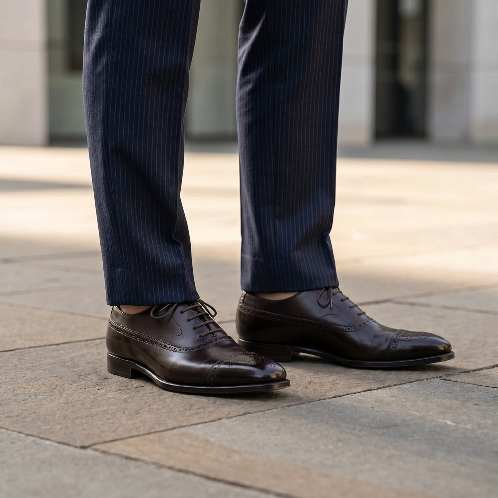 Men's Premium Leather Brogue Shoes for Formal and Everyday Wear