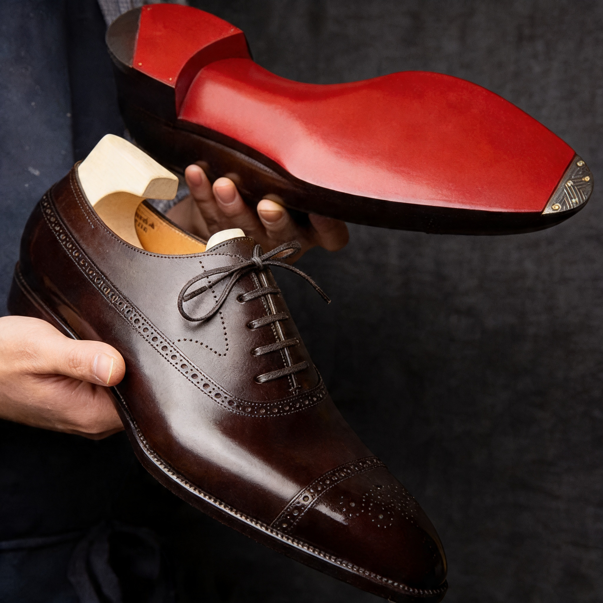 Men's Premium Leather Brogue Shoes for Formal and Everyday Wear