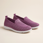 Women's Breathable Knit Sneakers | Comfortable Slip-On Walking Shoes