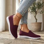 Women's Breathable Knit Sneakers | Comfortable Slip-On Walking Shoes