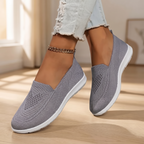 Women's Breathable Knit Sneakers | Comfortable Slip-On Walking Shoes