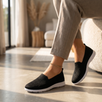 Women's Breathable Knit Sneakers | Comfortable Slip-On Walking Shoes