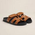 Unisex Adjustable Leather Slide Sandals | Comfortable Casual Footwear
