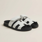 Unisex Adjustable Leather Slide Sandals | Comfortable Casual Footwear
