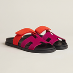 Unisex Adjustable Leather Slide Sandals | Comfortable Casual Footwear