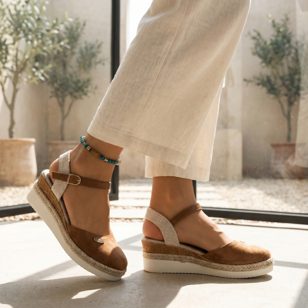Women's Comfortable Espadrille Platform Sandals | Stylish Casual Summer Footwear