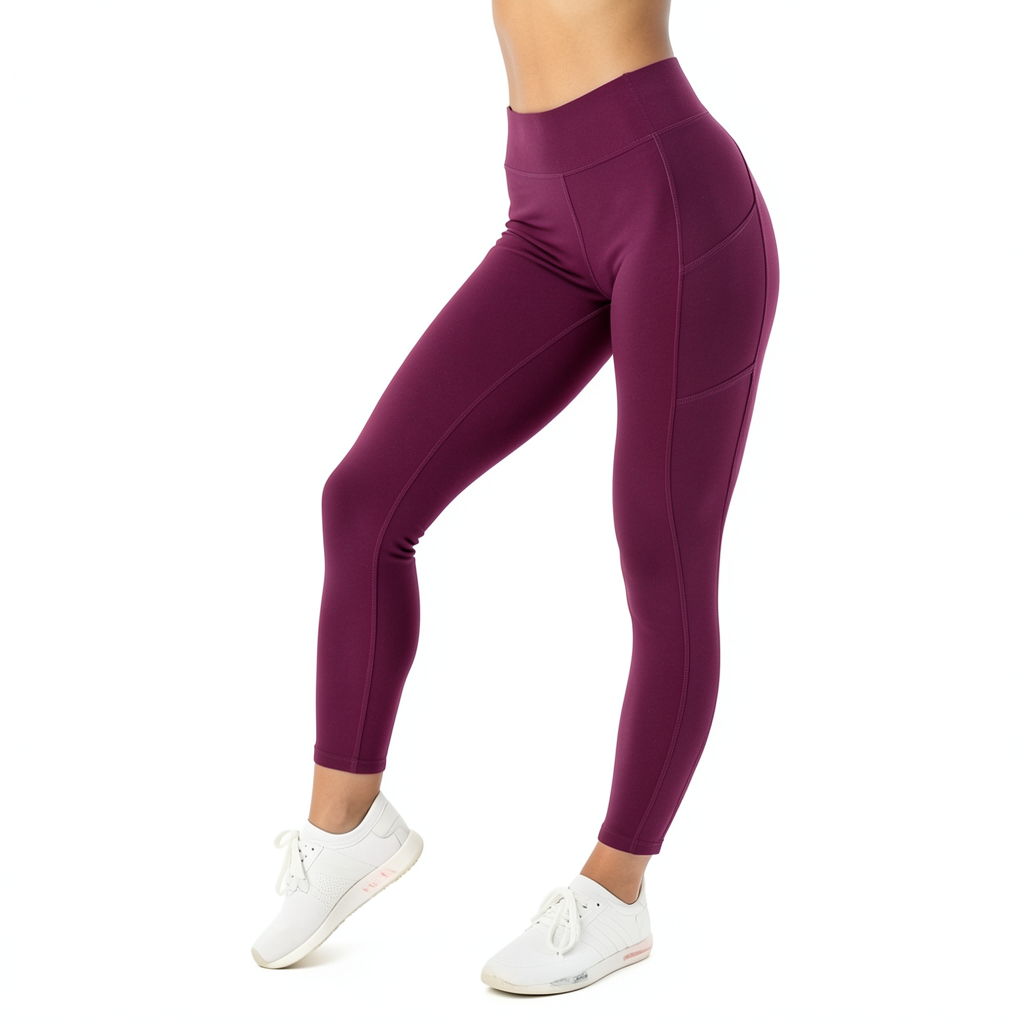 Yoga Fitness Women Leggings – High Waist Tights with Pockets-HighTouch