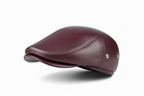 Cowhide Leather Dad Hat Without Ear-HighTouch