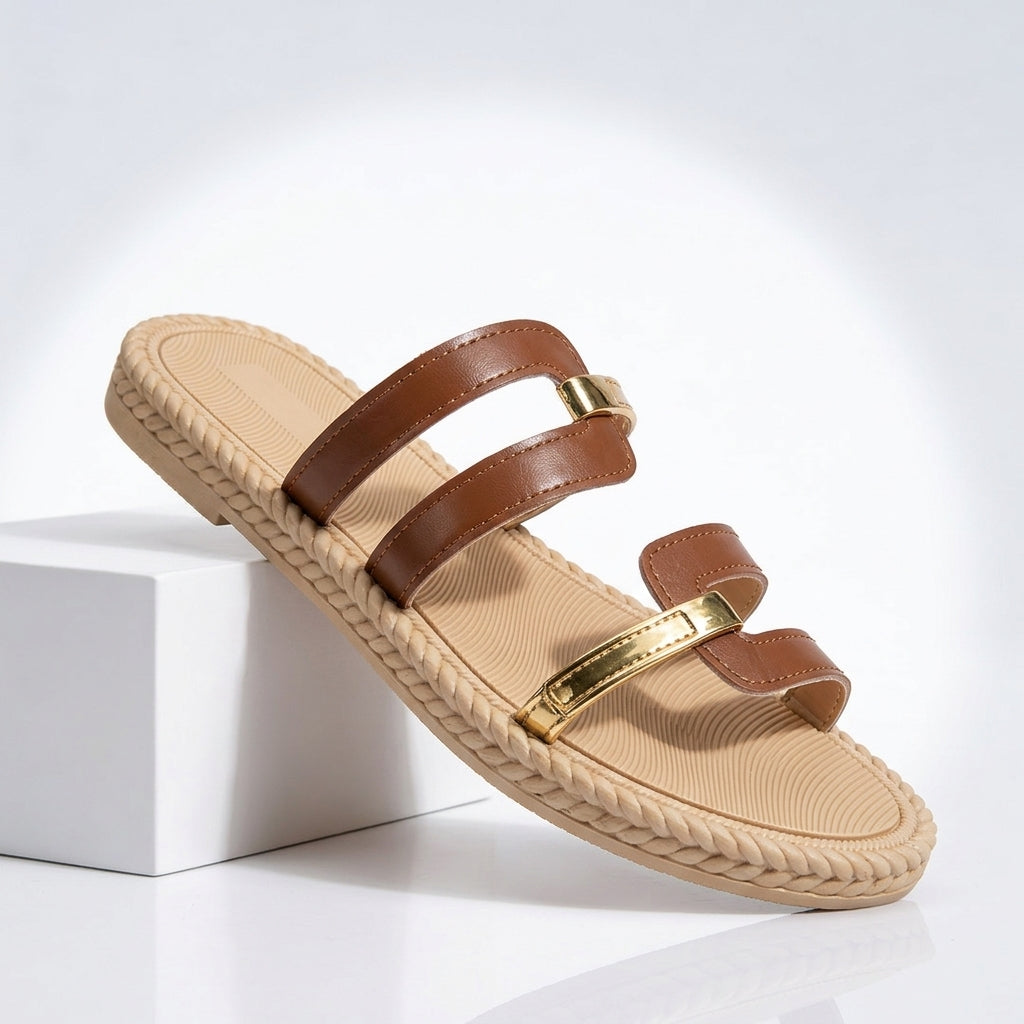 Women's Platform Slide Sandals Slip On Casual Shoes