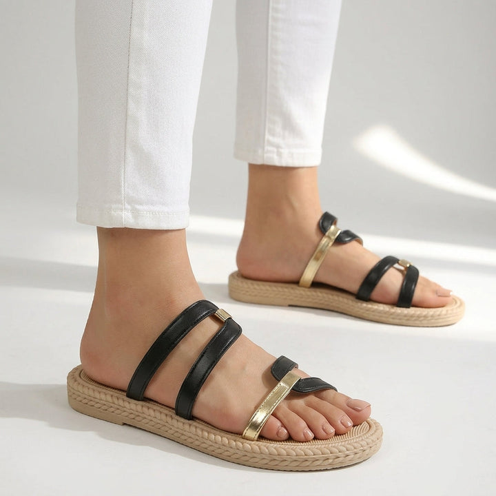 Women's Platform Slide Sandals Slip On Casual Shoes