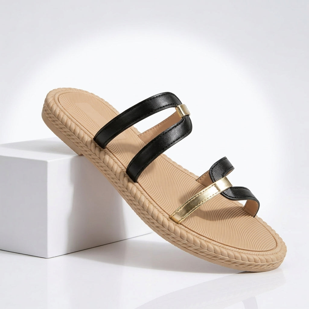 Women's Platform Slide Sandals Slip On Casual Shoes