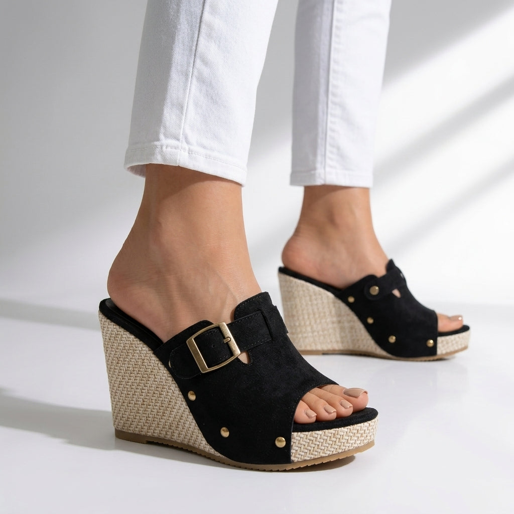 Women's Espadrille Wedge Sandals Platform Summer Shoes