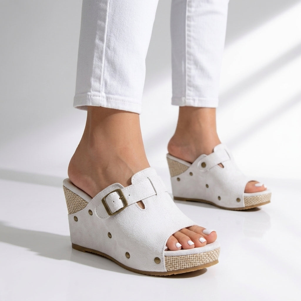 Women's Espadrille Wedge Sandals Platform Summer Shoes