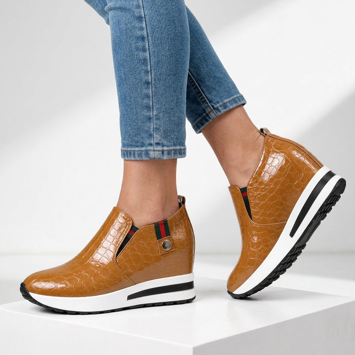 Women's Ottilie Croc Slip-On Sneakers – Cushioned Comfort
