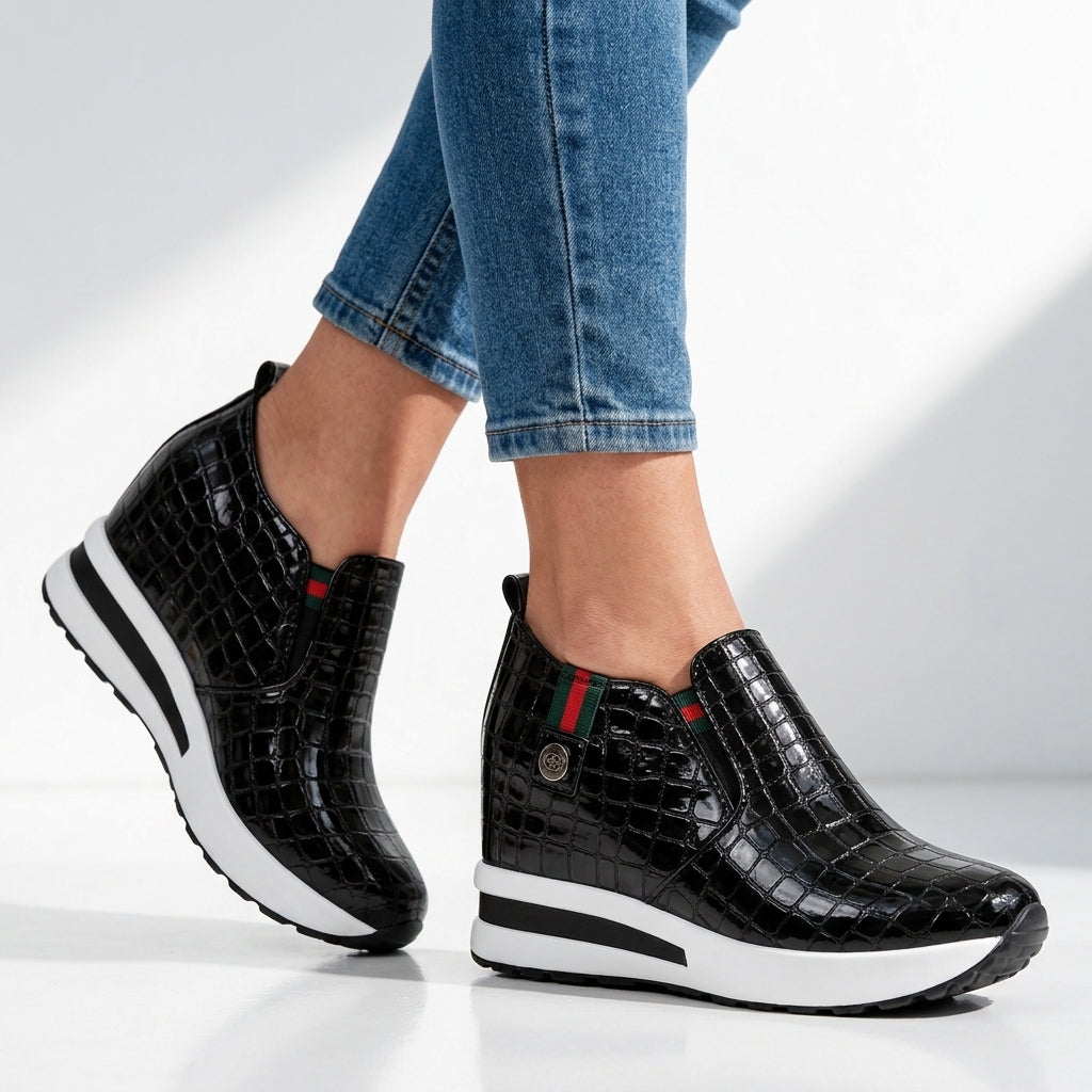 Women's Ottilie Croc Slip-On Sneakers – Cushioned Comfort