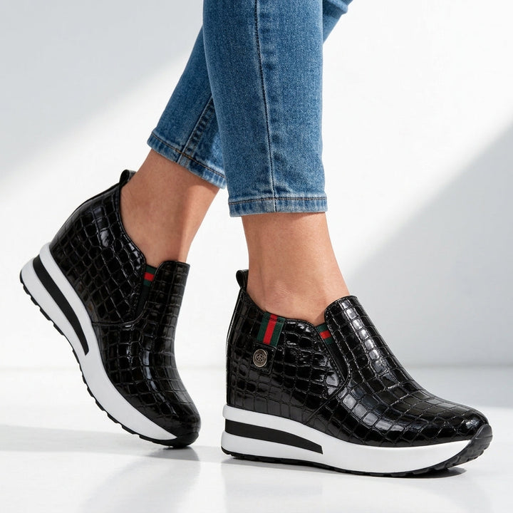 Women's Ottilie Croc Slip-On Sneakers – Cushioned Comfort