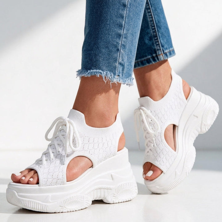 Women's Chelsea Lake Platform Sneakers – Cushioned Comfort