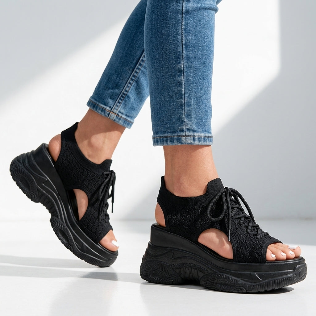 Women's Chelsea Lake Platform Sneakers – Cushioned Comfort