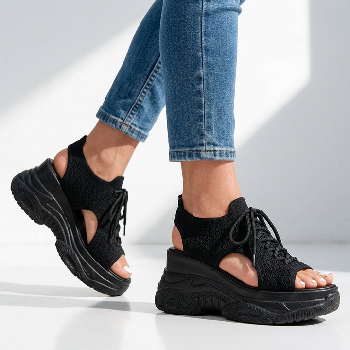 Women's Chelsea Lake Platform Sneakers – Cushioned Comfort