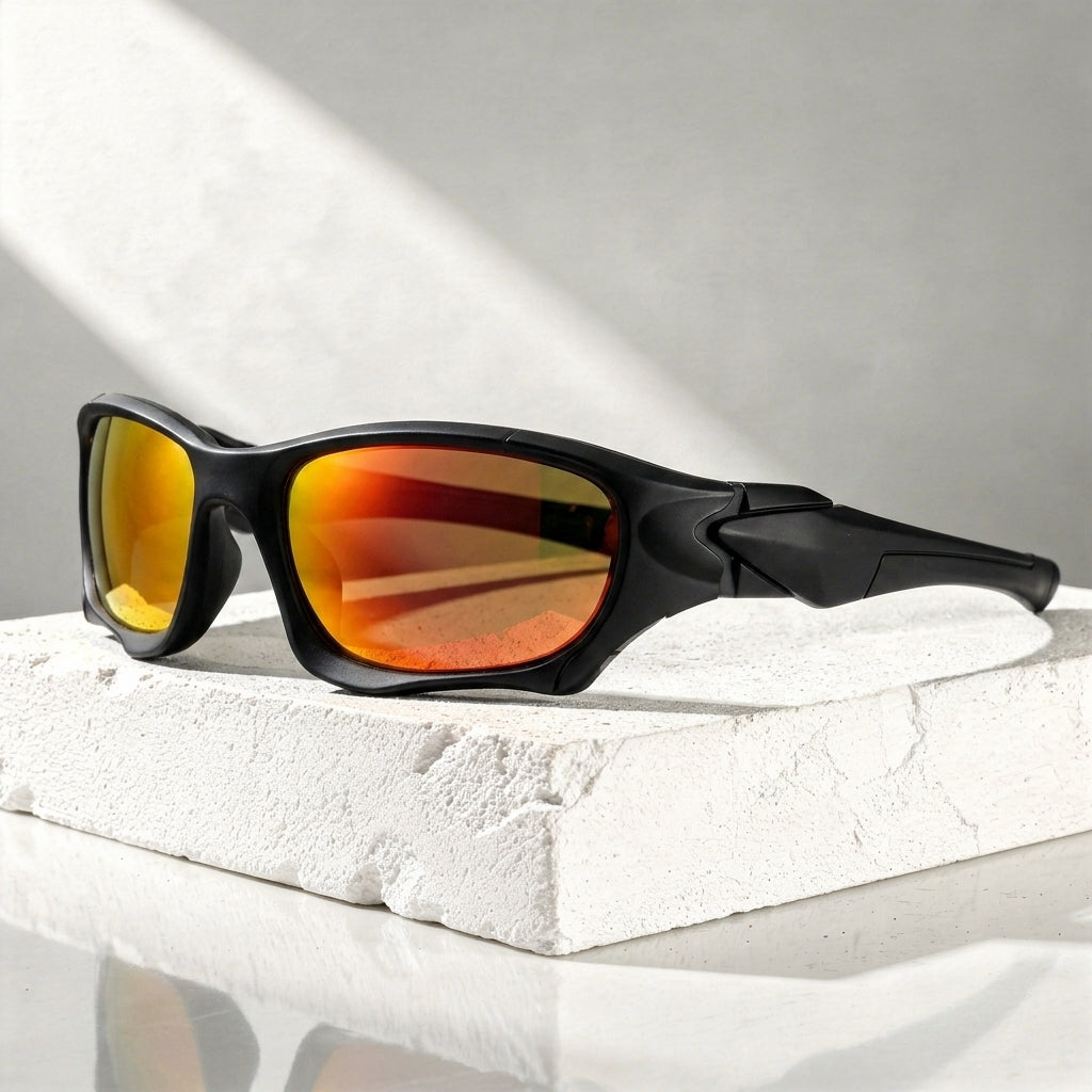 Men's Wraparound Sport Sunglasses with UV400