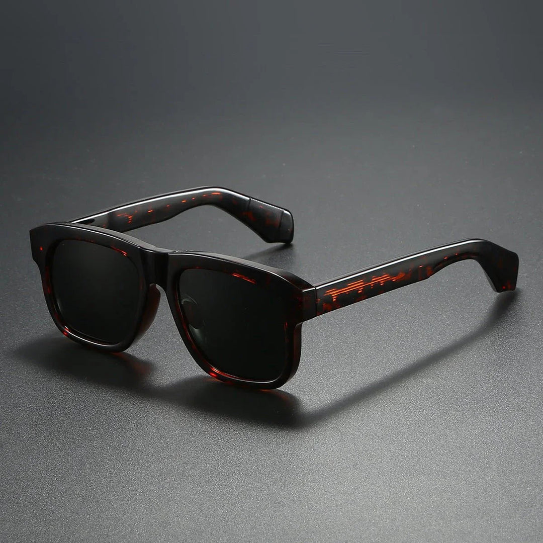 Unisex UV400 Square Sunglasses – Chunky Acetate